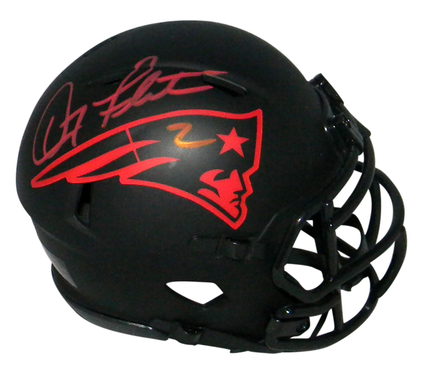 DOUG FLUTIE SIGNED NEW ENGLAND PATRIOTS ECLIPSE SPEED MINI HELMET BECKETT