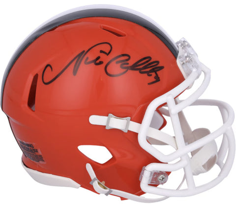 Nick Chubb Autographed Cleveland Browns 2024 Mini Speed Helmet Fanatics