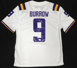 LSU Tigers Joe Burrow Autographed Signed White Nike Jersey Fanatics #QL84443286