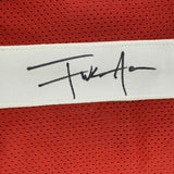 Autographed/Signed FRANK GORE San Francisco Red Football Jersey JSA COA Auto