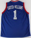 Michael Carter-Williams Signed 76ers Jersey (FCA COA) 2013 1st Round Draft Pick