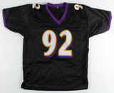 Haloti Ngata Signed Baltimore Ravens Career Highlight Stat Jersey (JSA Hologram)