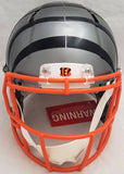 Ja'Marr Chase Autographed Bengals AMP Full Size Authentic Helmet Beckett WU15468