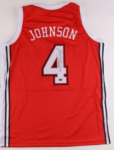 Larry Johnson Signed UNLV Running Rebels Jersey (CX by Steiner) #1 NBA Pick 1991