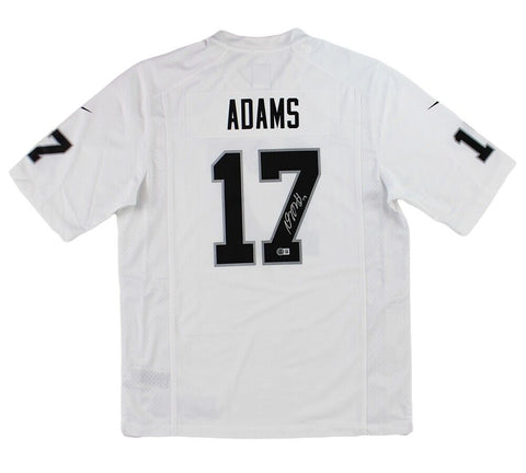 Davante Adams Signed Las Vegas Raiders Nike Game White NFL Jersey