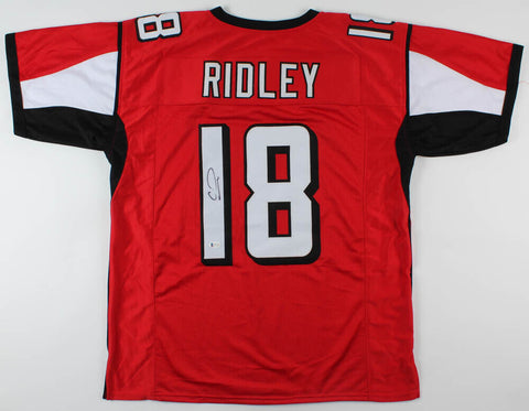 Calvin Ridley Signed Falcons Jersey (Beckett COA) Atlanta 1st Rnd Pck 2018 Draft