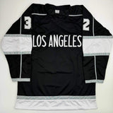 Autographed/Signed Jonathan Quick Los Angeles LA Black Hockey Jersey JSA COA