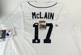 Denny McLain Signed Detroit Tigers Custom Style Jersey (JSA COA) 1968 MVP