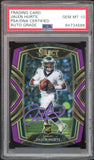 2020 Select Club Level Purple Die-Cut Jalen Hurts RC PSA/DNA Auto GEM MINT 10