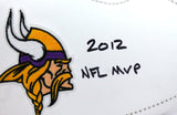 Adrian Peterson Autographed Minnesota Vikings Logo Football w/MVP-Beckett W Holo