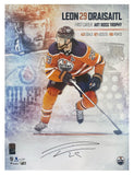 LEON DRAISAITL Autographed 1st Art Ross 16" x 20" Photograph FANATICS LE 129