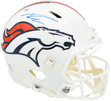 RUSSELL WILSON AUTOGRAPHED BRONCOS MATTE FULL SIZE AUTH HELMET FANATICS 227935