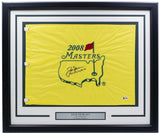 Jack Nicklaus Signed Framed 2008 Masters Golf Flag Years Insc BAS LOA A05596