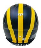 Tom Brady Autographed Michigan Wolverines Authentic Speed Helmet Fanatics