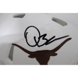 Quinn Ewers Autographed/Signed Texas Longhorns Speed Mini Helmet Beckett 47638