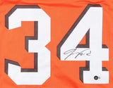 Jerome Ford Signed Cleveland Browns Orange Jersey (Beckett) Running Back