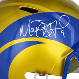 MATTHEW STAFFORD Autographed Rams Full Size Speed Flash Helmet FANATICS