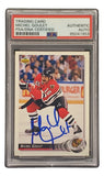 Michel Goulet Signed 1992 Upper Deck #113 Chicago Blackhawks Hockey Card PSA/DNA