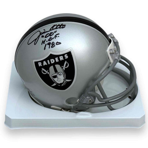 Jim Otto Autographed Signed Oakland Raiders Mini Helmet - Beckett