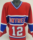 Yvan Cournoyer Signed Montreal Canadiens Jersey (JSA COA)10xStanley Cup Champion