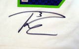 SEAHAWKS RUSSELL WILSON AUTOGRAPHED FRAMED WHITE NIKE JERSEY RW HOLO 185072