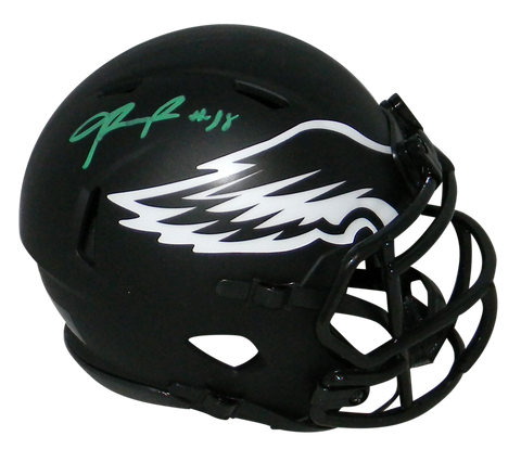 JALEN REAGOR AUTOGRAPHED PHILADELPHIA EAGLES ECLIPSE SPEED MINI HELMET BECKETT