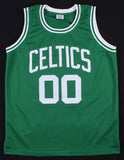 Robert Parish Signed Boston Celtics Career Stat Jersey (Schwartz) 4xNBA Champion