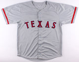 Juan Gonzalez Signed Texas Rangers Gray Jersey (MAB Hologram) MVP 1996 & 1998