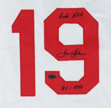 Tommy Helms Signed Reds Jersey Inscribed "Reds HOF" & "NL-Roy" (Playball Ink)