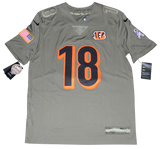 AJ GREEN SIGNED CINCINNATI BENGALS SALUTE TO SERVICE NIKE LIMITED JERSEY BECKETT