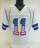 Danny White Signed Dallas Cowboy America's Team USA Flag Jersey (Beckett Holo)