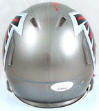 Michael Vick Autographed Falcons Flash Speed Mini Helmet- JSA W Auth *Red