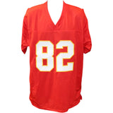 Dwayne Bowe Autographed/Signed Pro Style Red XL Jersey Beckett 48417