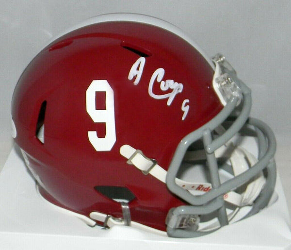 AMARI COOPER SIGNED AUTOGRAPHED ALABAMA CRIMSON TIDE SPEED MINI HELMET JSA