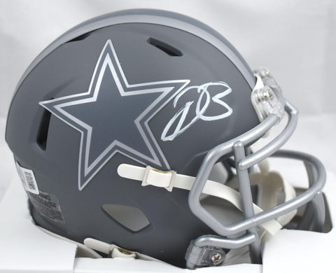 DaRon Bland Autographed Dallas Cowboys Slate Speed Mini Helmet- Beckett W Holo