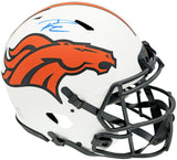 RUSSELL WILSON AUTOGRAPHED BRONCOS LUNAR FULL SIZE AUTH HELMET FANATICS 227937