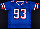 Pat Williams Signed Bills Jersey (JSA COA) Buffalo 3xPro Bowl Defensive Tackle