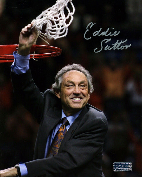 EDDIE SUTTON AUTOGRAPHED SIGNED OKLAHOMA STATE COWBOYS 8x10 PHOTO COA