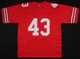 Darron Lee Signed Ohio State Buckeyes Jersey (JSA COA) N.Y.Jets 1st Rd Pick 2016