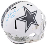 Cowboys Deion Sanders Signed STS III Full Size Speed Rep Helmet W/ Case BAS Wit