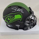 SHAUN ALEXANDER SIGNED SEATTLE SEAHAWKS ECLIPSE SPEED MINI HELMET BAS