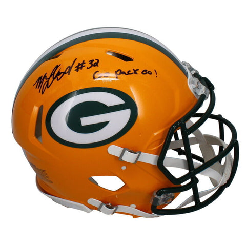 MarShawn Lloyd Autographed "Go Pack Go" Authentic Helmet Beckett / GDL LE 32/32