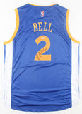 Jordan Bell Signed Golden State Warriors Custom 2019/20 Jersey (Beckett COA)