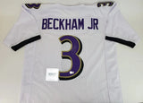 Odell Beckham Jr. Signed Baltimore Ravens Jersey (Beckett COA) 3xPro Bowl W.R.