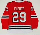 MARC-ANDRE FLEURY Autographed Chicago Blackhawks Red Jersey FANATICS