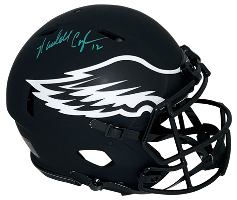 RANDALL CUNNINGHAM SIGNED PHILADELPHIA EAGLES ECLIPSE AUTHENTIC SPEED HELMET BAS