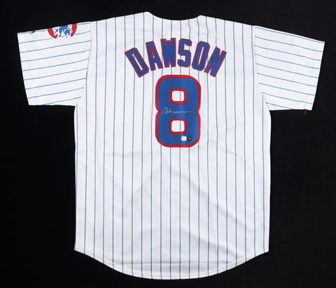 Andre Dawson Signed Chicago Cubs Majestic Jersey (Dawson Player Hologram) HOF OF