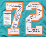 1972 Miami Dolphins Perfect Season Jersey Signed 18 / Griese, Csonka, Buoniconti