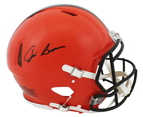 Browns Jim Brown Authentic Signed Full Size Speed Proline Helmet BAS #AD64382