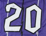 Damon Stoudamire Signed Toronto Raptors Jersey (JSA COA) 1996 Rookie of the Year